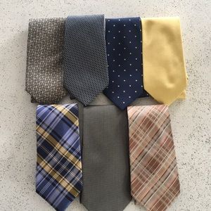 Lot of 7 Neck Ties